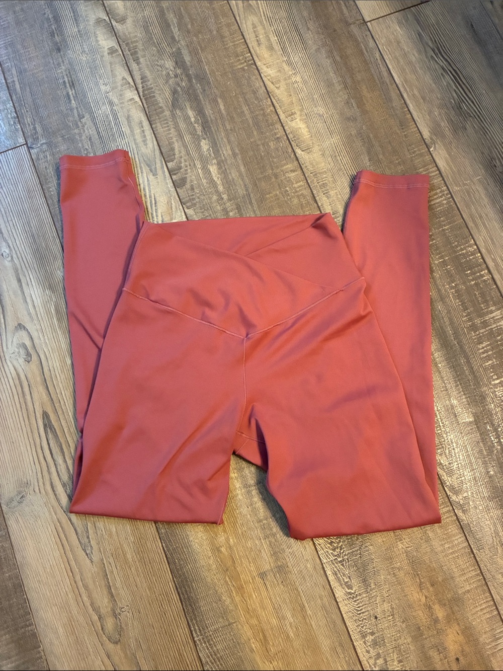 Pink Lily Coral-Pink Kids' High-Waist Leggings